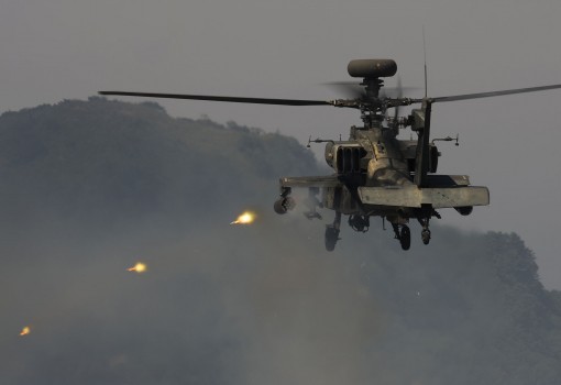 US ARMY AH-64D APACHE LONGBOW HELICOPTER : SOUTH KOREA 2008